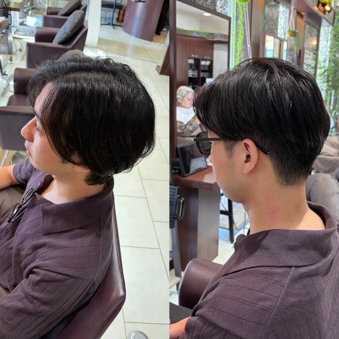 メンズカット+シャンプーブローの写真