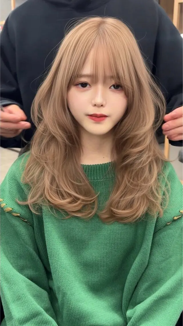 セミロング sense. みなとのヘアスタイル