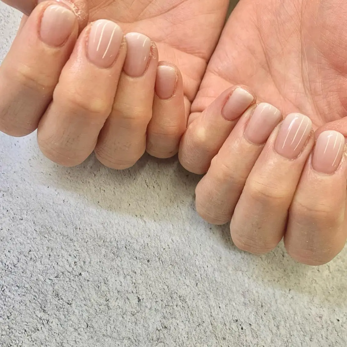 ネイル 氷ネイル・うるうるネイル ワンカラーネイル nailsalon -Lien-のネイルデザイン