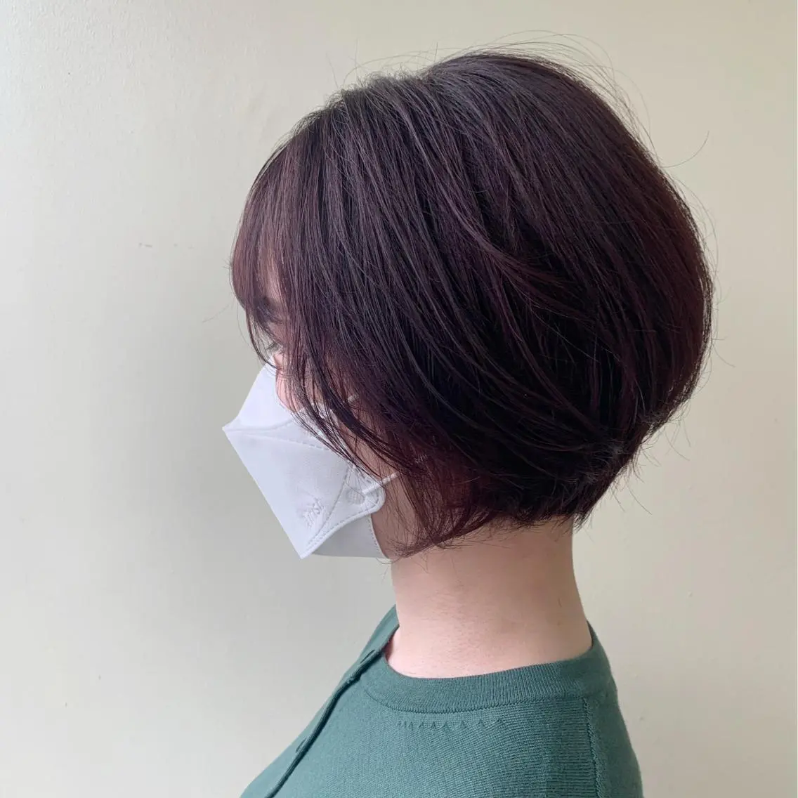 ショート カット 縮毛矯正 韓国ﾍｱ&ｼｮｰﾄ ボブ💜桑原のヘアスタイル