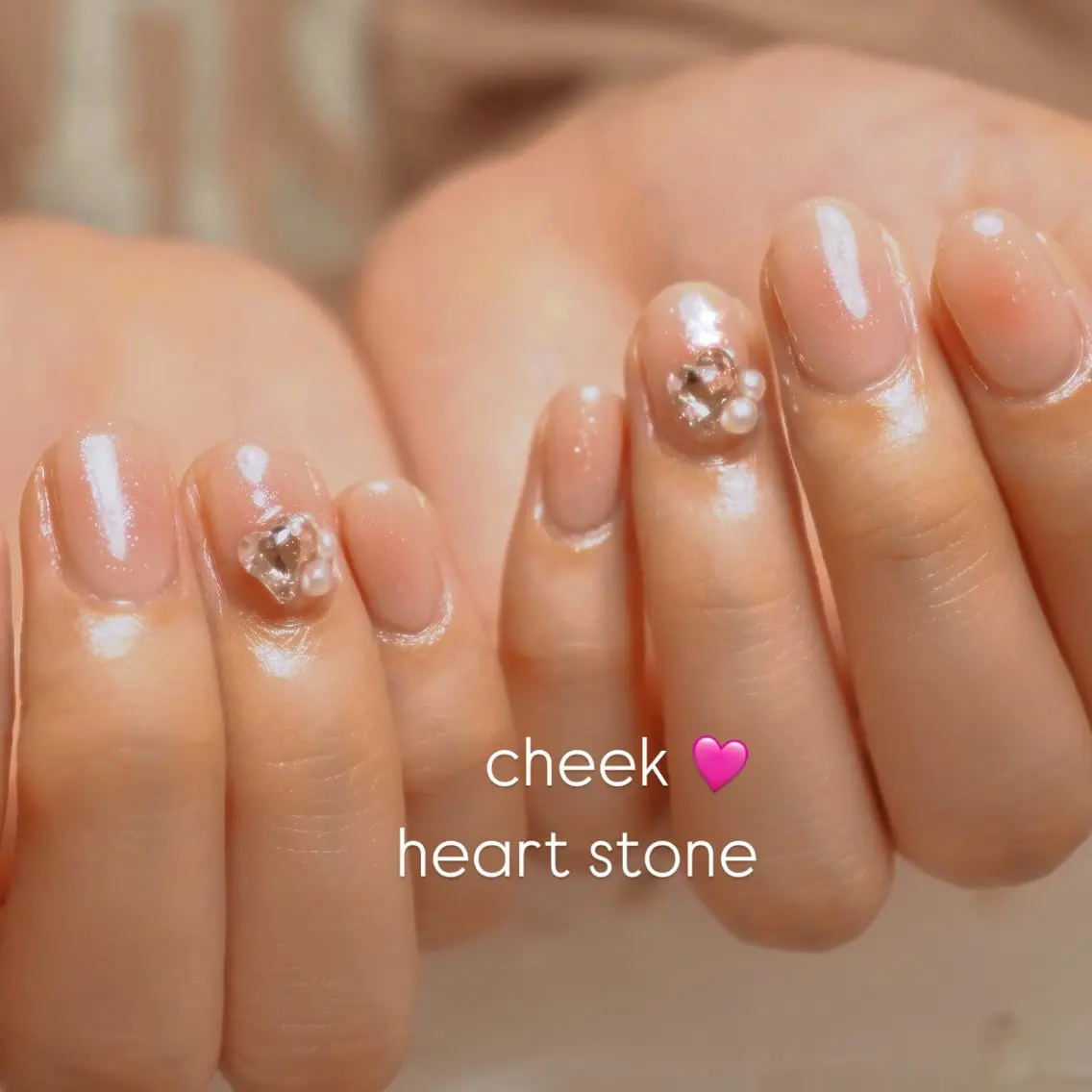 ネイル チークネイル Lumee Nail Eyelashのネイルデザイン
