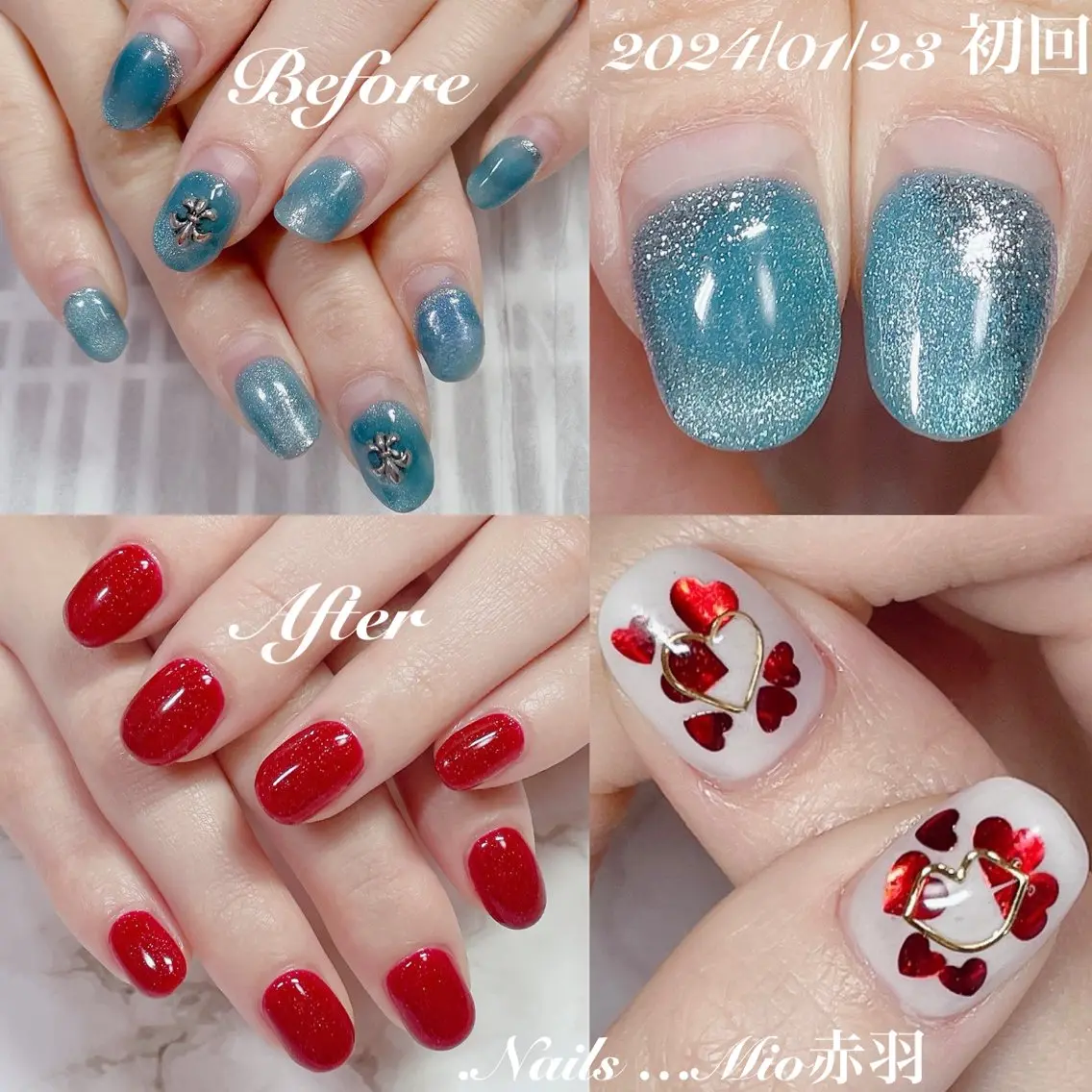 ネイル アートネイル ジェルネイル ワンカラーネイル .Nails Mio 赤羽西ネイルサロンのネイルデザイン