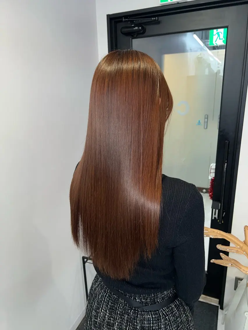 ロング 縮毛矯正 Uno. 本気で ヘアに悩む方へ✨のヘアスタイル