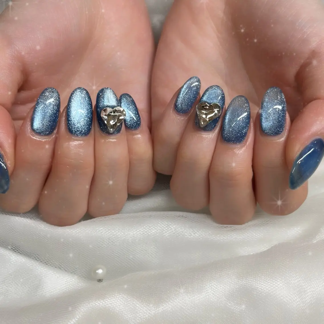 ネイル マグネットネイル ハンドネイル BlueDaisy 栄本店のネイルデザイン
