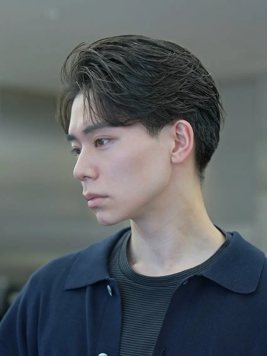 パーマ メンズ カット 縮毛矯正 安藤幹人 メンズパーマのヘアスタイル