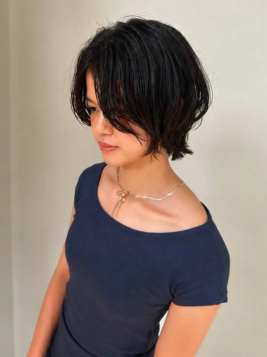 ショート ショートヘア カット funnu ⋆꙳なつみのヘアスタイル