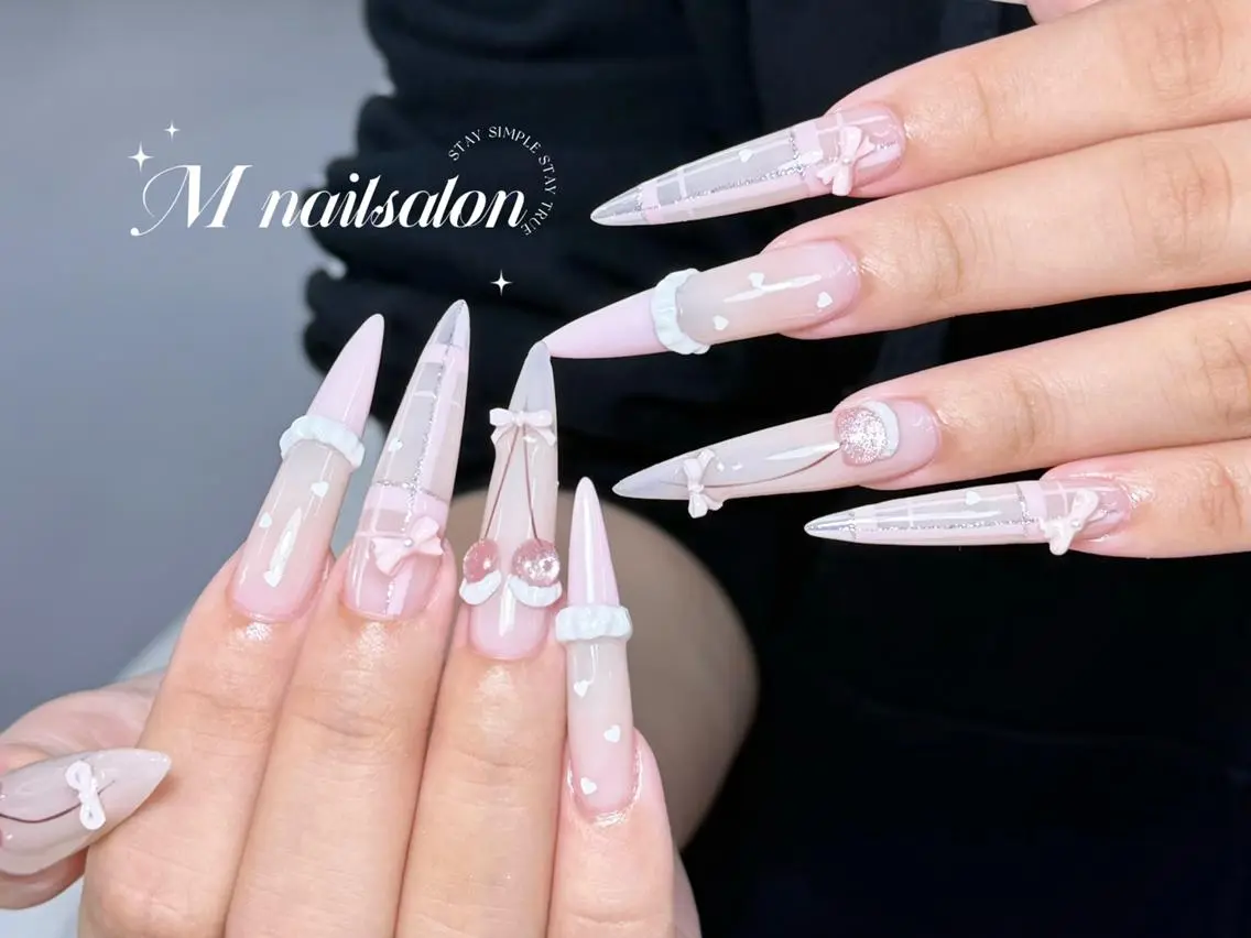 ネイル M🌷nail 長さだし専門店のネイルデザイン