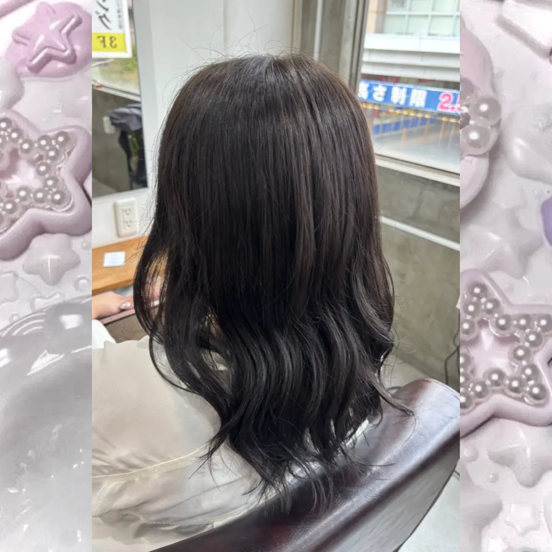 セミロング カラー カット ヘアカラー 河原 彩心【練習モデル】のヘアスタイル