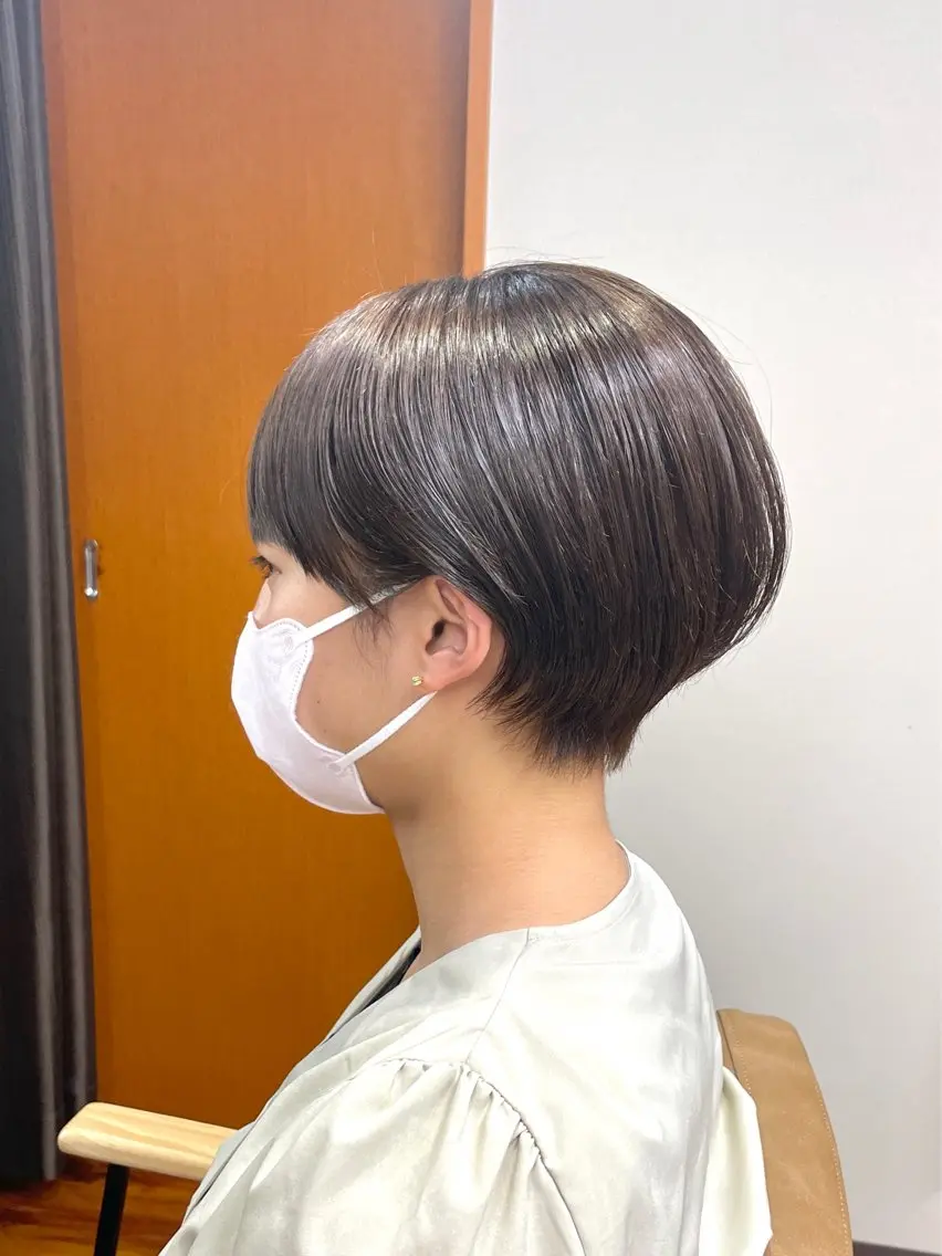 ショート カラー ショートヘア カット 縮毛矯正 ✨美髪矯正&ショート の小林✨のヘアスタイル