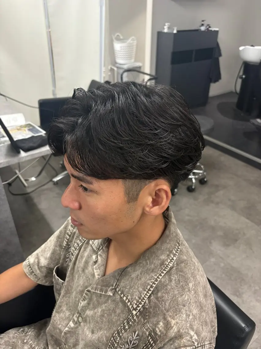 パーマ メンズ カット パーマ 🌱立川【縮毛矯正】 璃音🌱のヘアスタイル