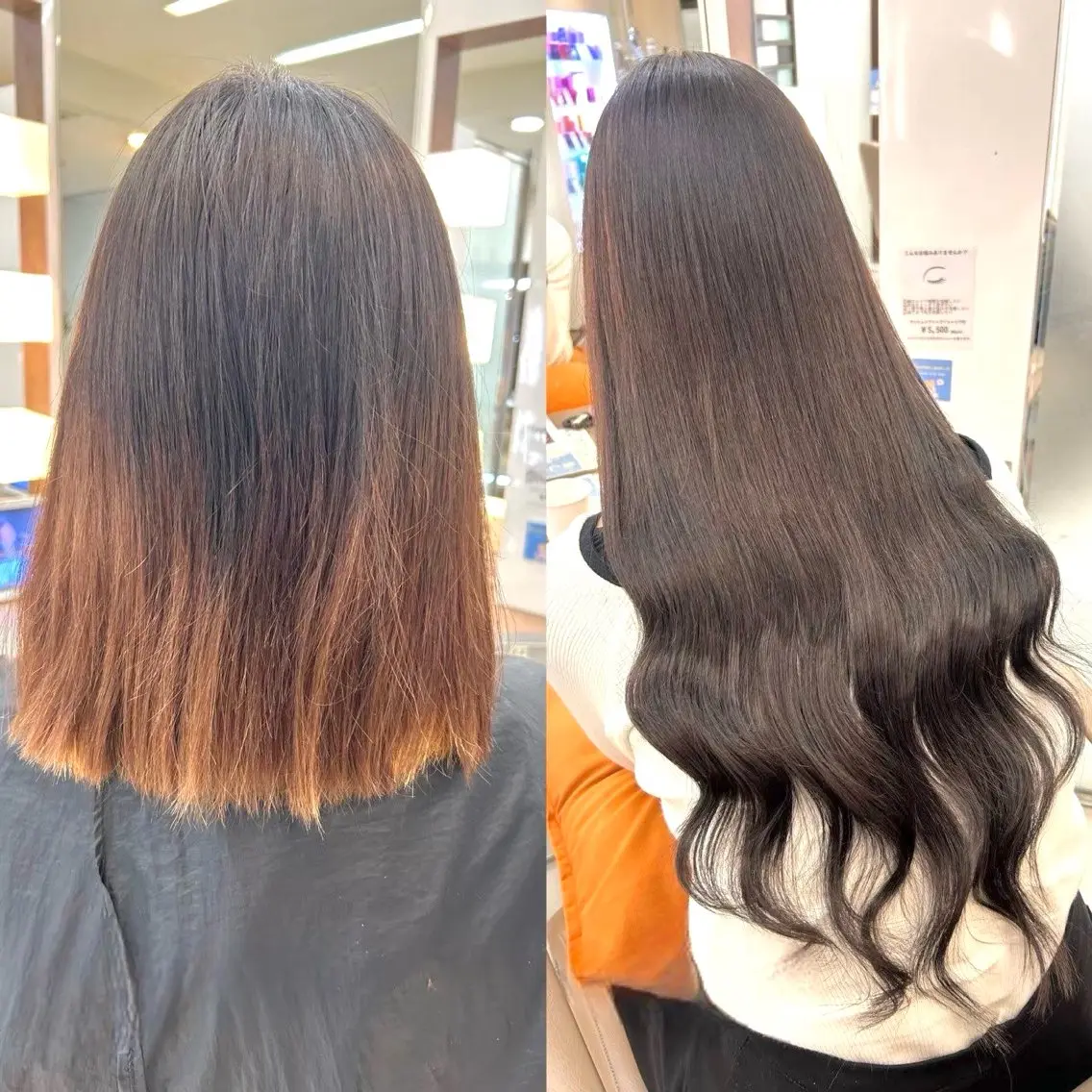 エクステ ヘアメ🎀ハイトーン 🩵エクステ🪄しほのヘアスタイル