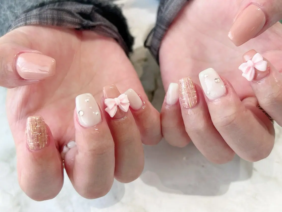 ネイル ワンホンネイル ハンドネイル NailSalon MAHINAのネイルデザイン
