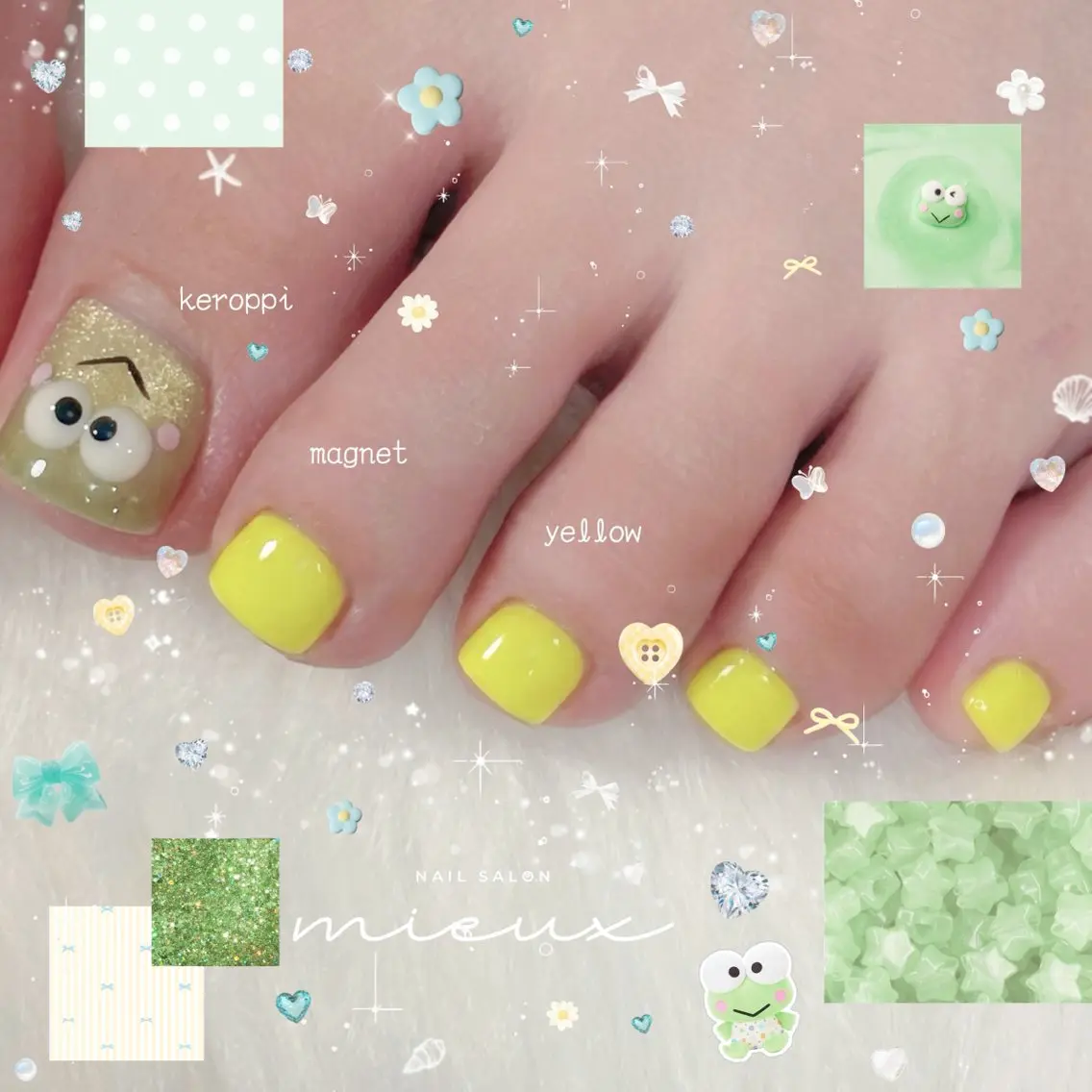ネイル フットネイル nailsalon mieuxのネイルデザイン