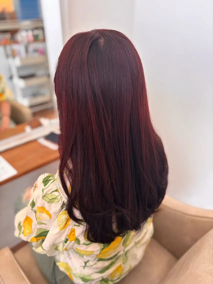 ロング カット ヘアカラー トリートメント 永井大樹✨ 透明感カラー✨のヘアスタイル