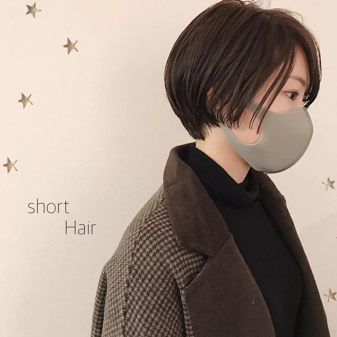ショート カット 市川 千夏のヘアスタイル
