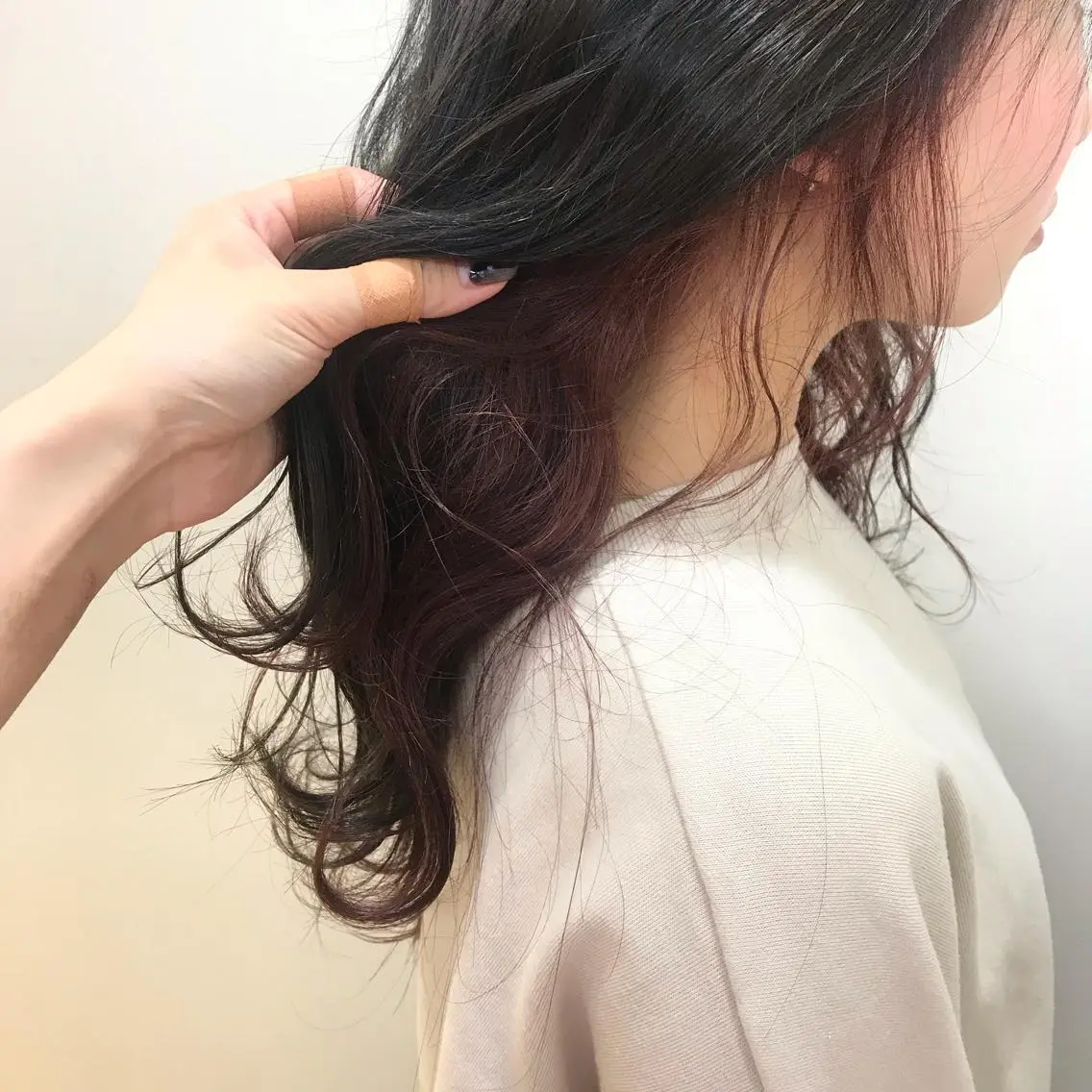 ロング ヘアカラー riho/レイヤー/ ハイトーン/ブリーチのヘアスタイル