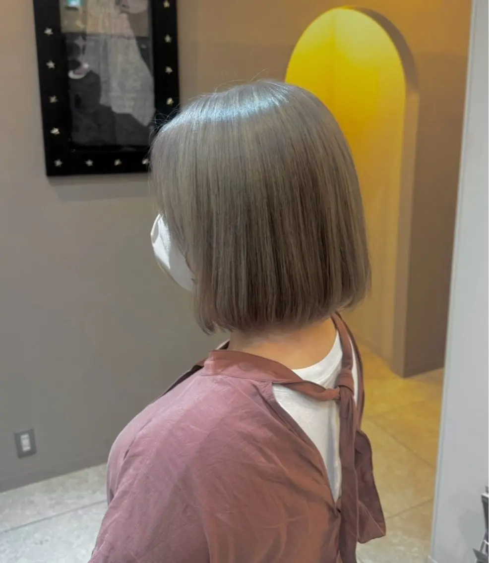 🪽【minimo限定】🫧透明感Wカラー＋うるツヤトリートメント(Wカラー)🫧の写真