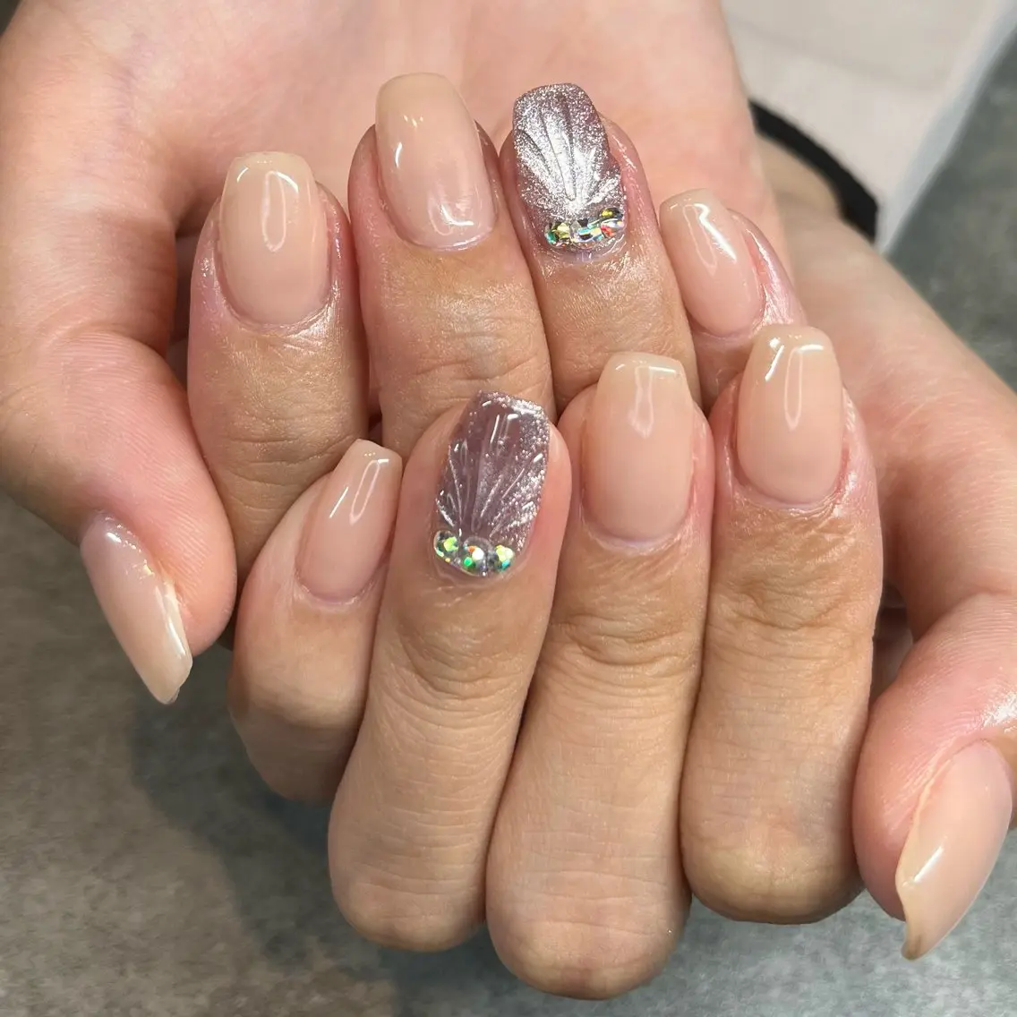 ネイル シンプルネイル salon akua nail＆リラクのマツエク・マツパデザイン