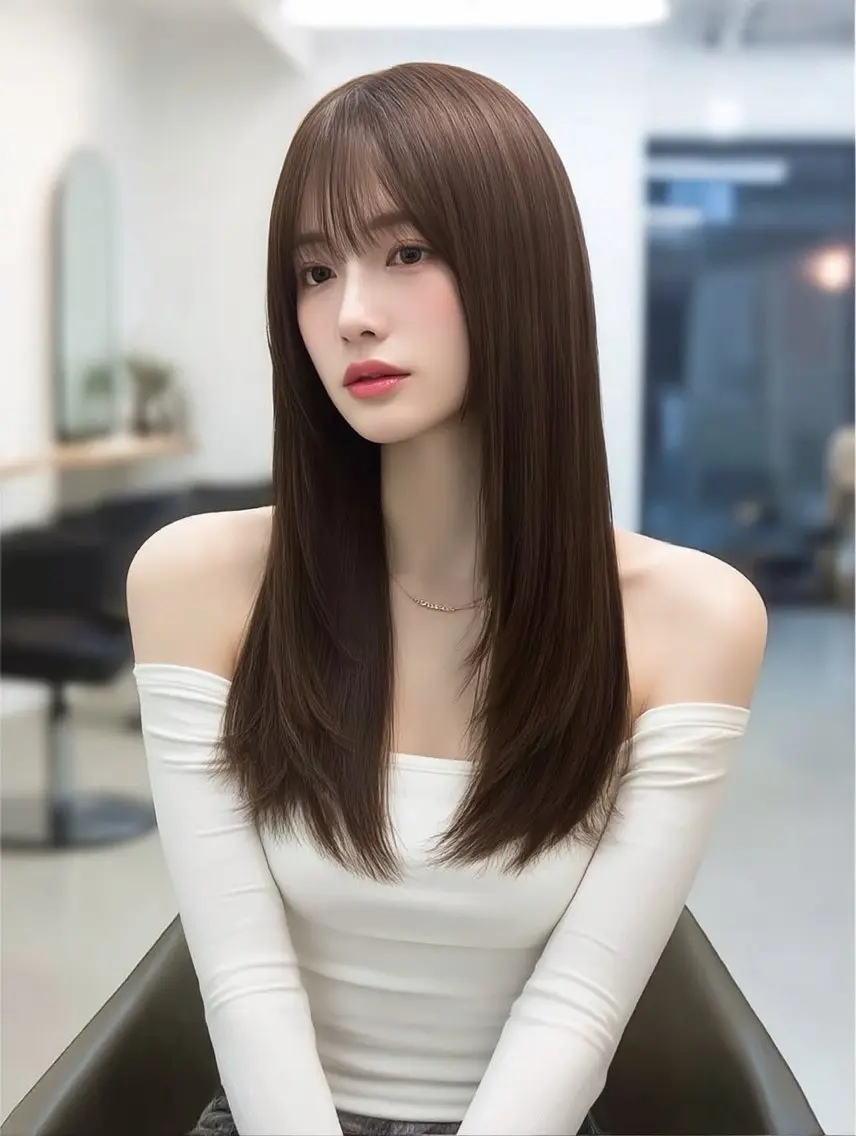 セミロング Chura/ 艶カラーのヘアスタイル