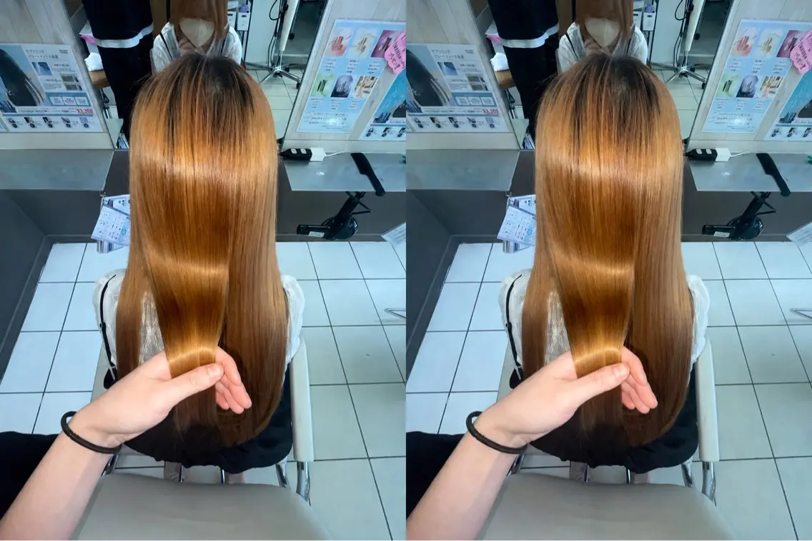 カラー ベージュカラー 透明感カラー ヘアカラー 天王町×透明感カラー ✨喜納彬斗のヘアスタイル