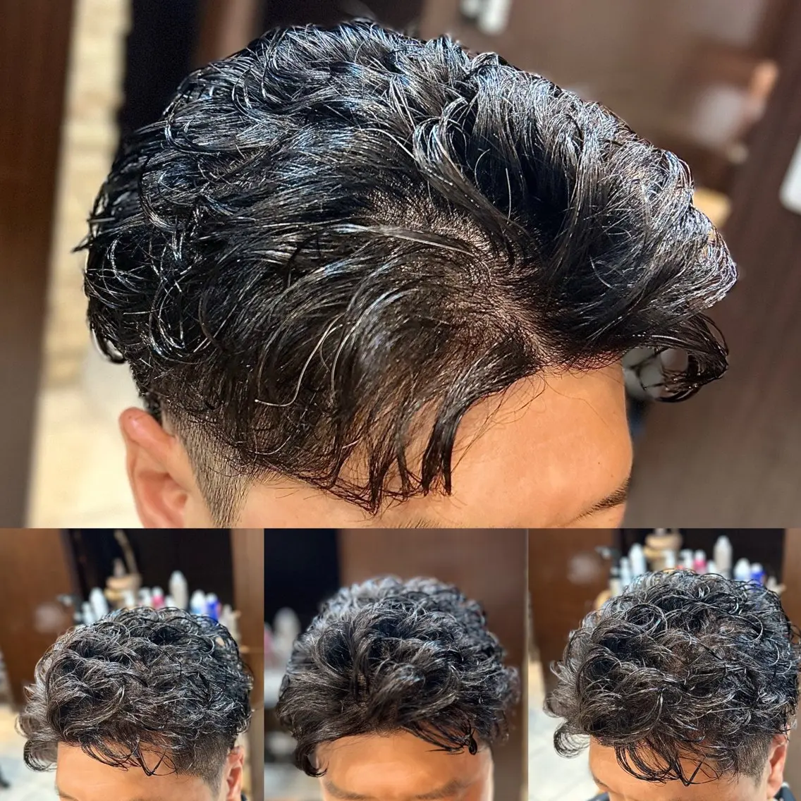ショート パーマ メンズ カット パーマ 💈田上 立輝のヘアスタイル