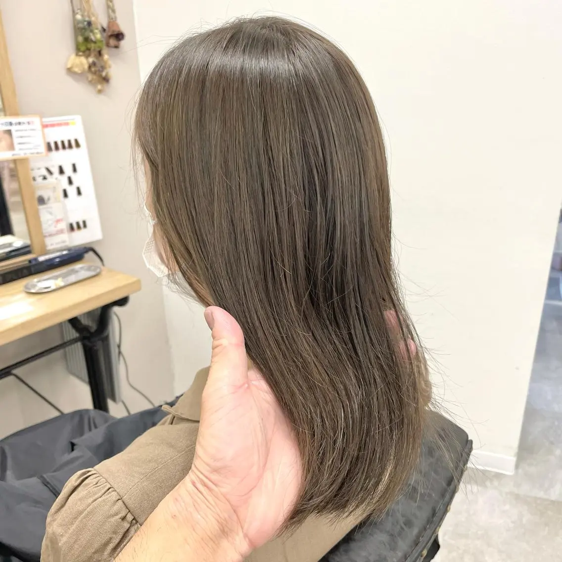 ミディアム カラー ブリーチなし透明感 🍀梅田・増田のヘアスタイル