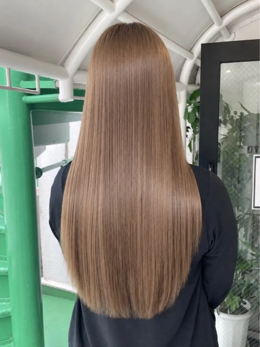 ロング カラー ヘアカラー トリートメント 💎二刀流美容師💎 渋谷/近澤瑠以✂︎のヘアスタイル