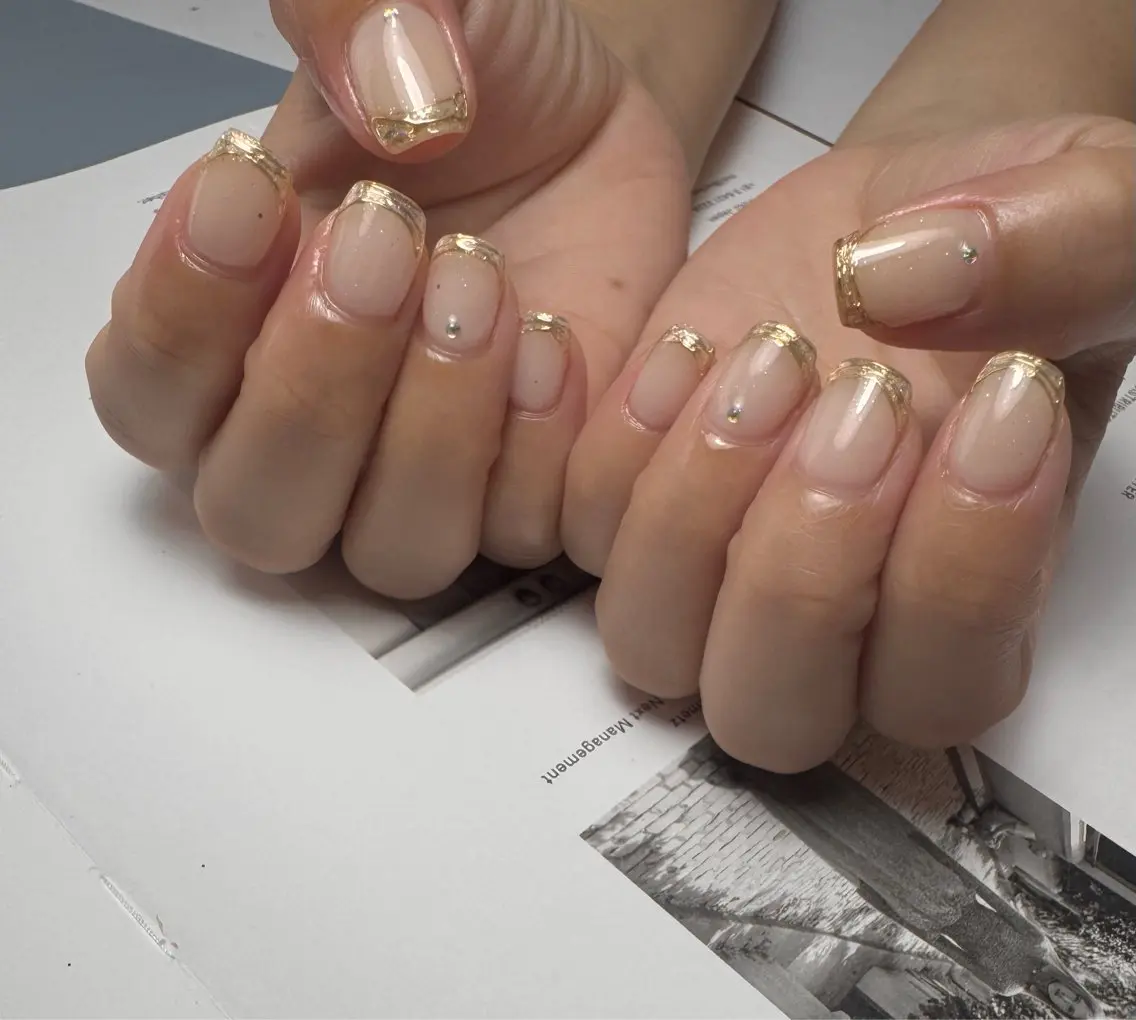 ネイル ミラーネイル ハンドネイル 白日-hakubi nail-のネイルデザイン