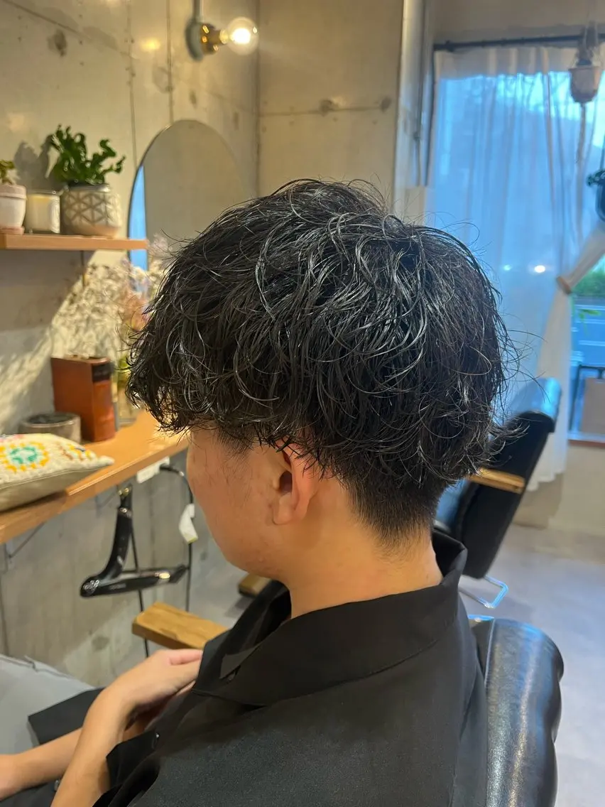 ショート パーマ メンズ 🌀メンズパーマ🌀 🐏丸山祐宇🐏のヘアスタイル