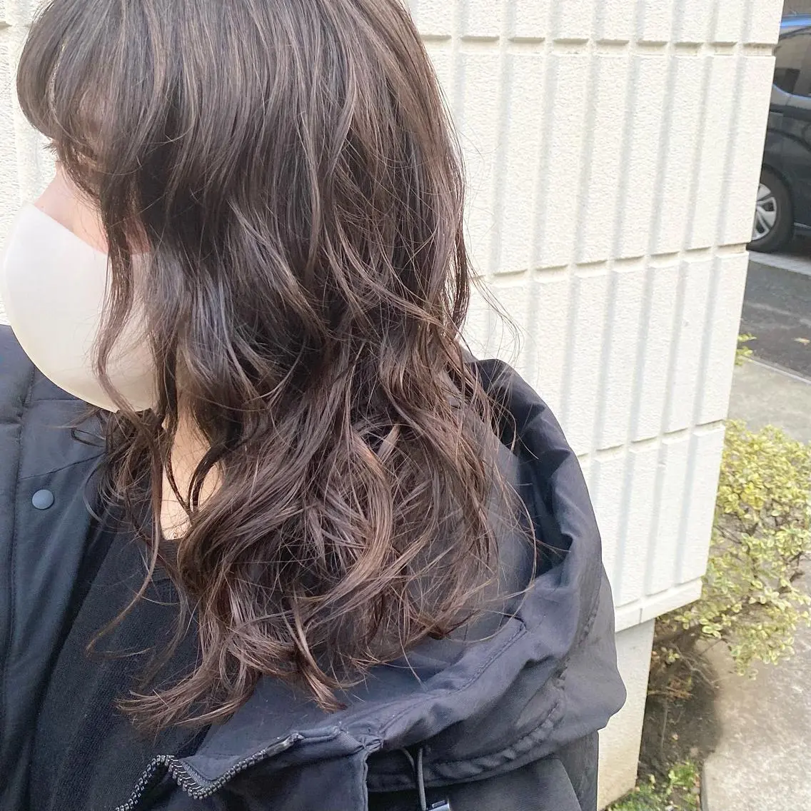 セミロング パーマ セミロングパーマ デジタルパーマ カット ヘアカラー トリートメント ヘッドスパ BRITS 渡辺 菜々子のヘアスタイル