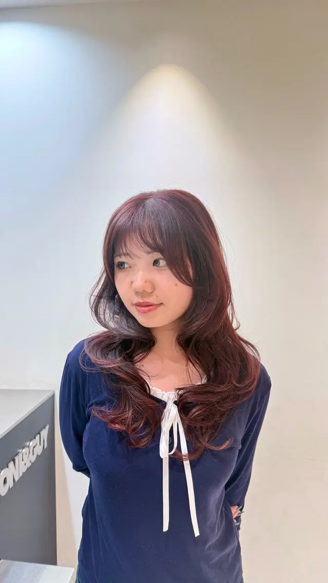 セミロング カラー akari / スタイリングモデルのヘアスタイル