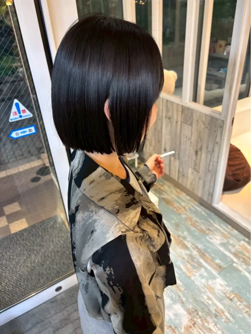 ☀️7月〜【ボブ限定】縮毛矯正&オージュアケア💇♀️💕4000円※ミルボンID登録必須⚠️の写真