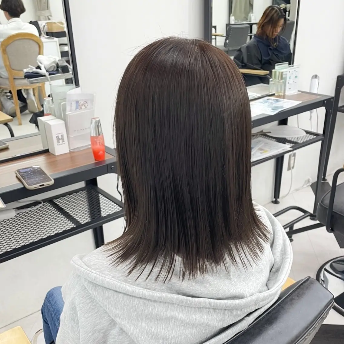 ロング カラー パーマ ヘアアレンジ メンズ 髪質改善 トリートメント mona/ ストレートスタイル✨のヘアスタイル