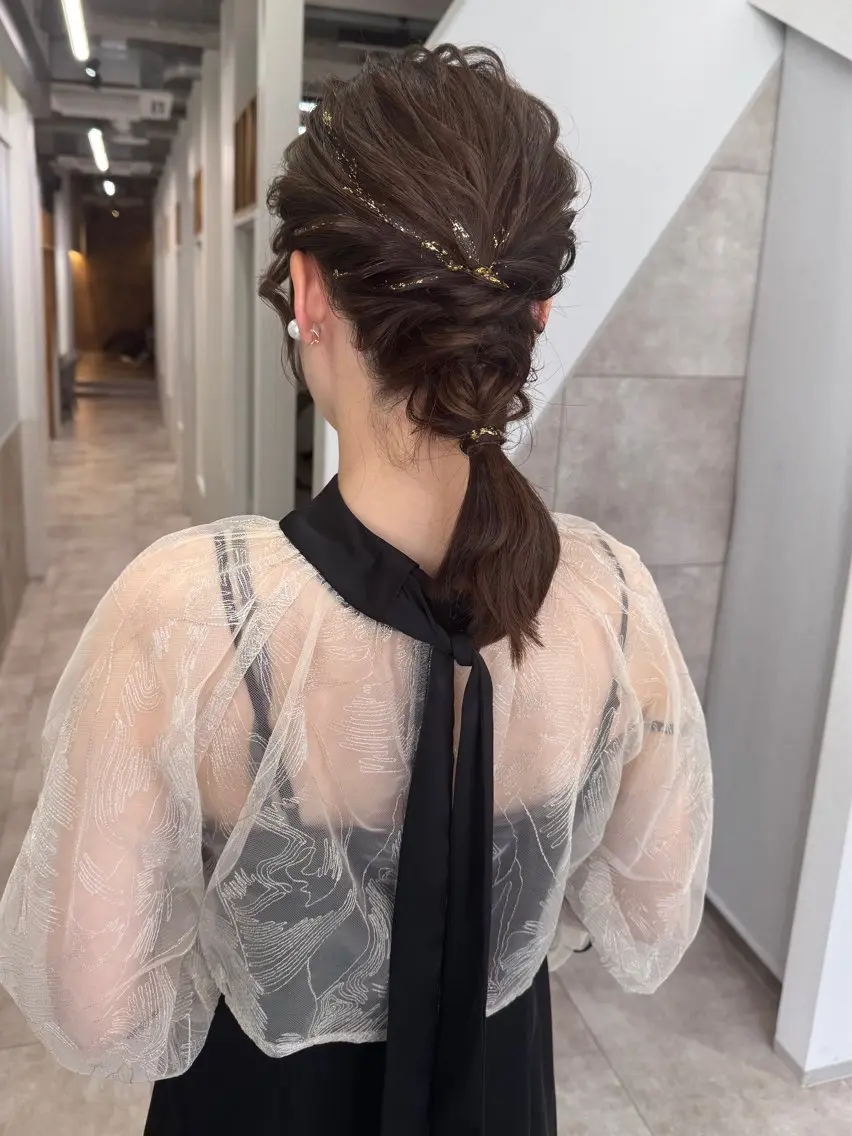 ミディアム ヘアセット 三輪 恭平のヘアスタイル