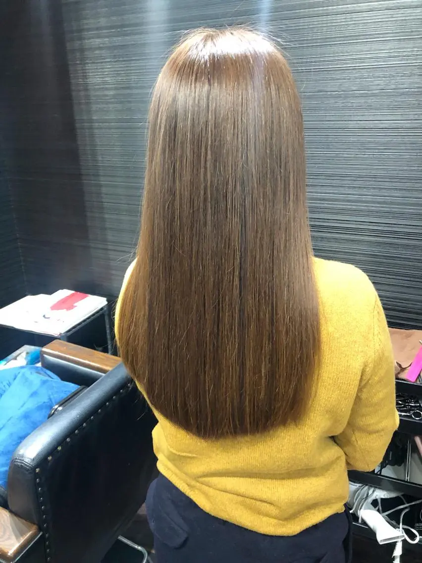 最高級ハホニコトリートメント(ケアプロ超音波アイロン使用)+シャンプーブローの写真