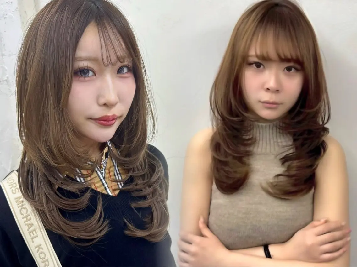 セミロング ハイレイヤー レイヤーカット カット トリートメント レイヤー/エクステ alpha下妻のヘアスタイル