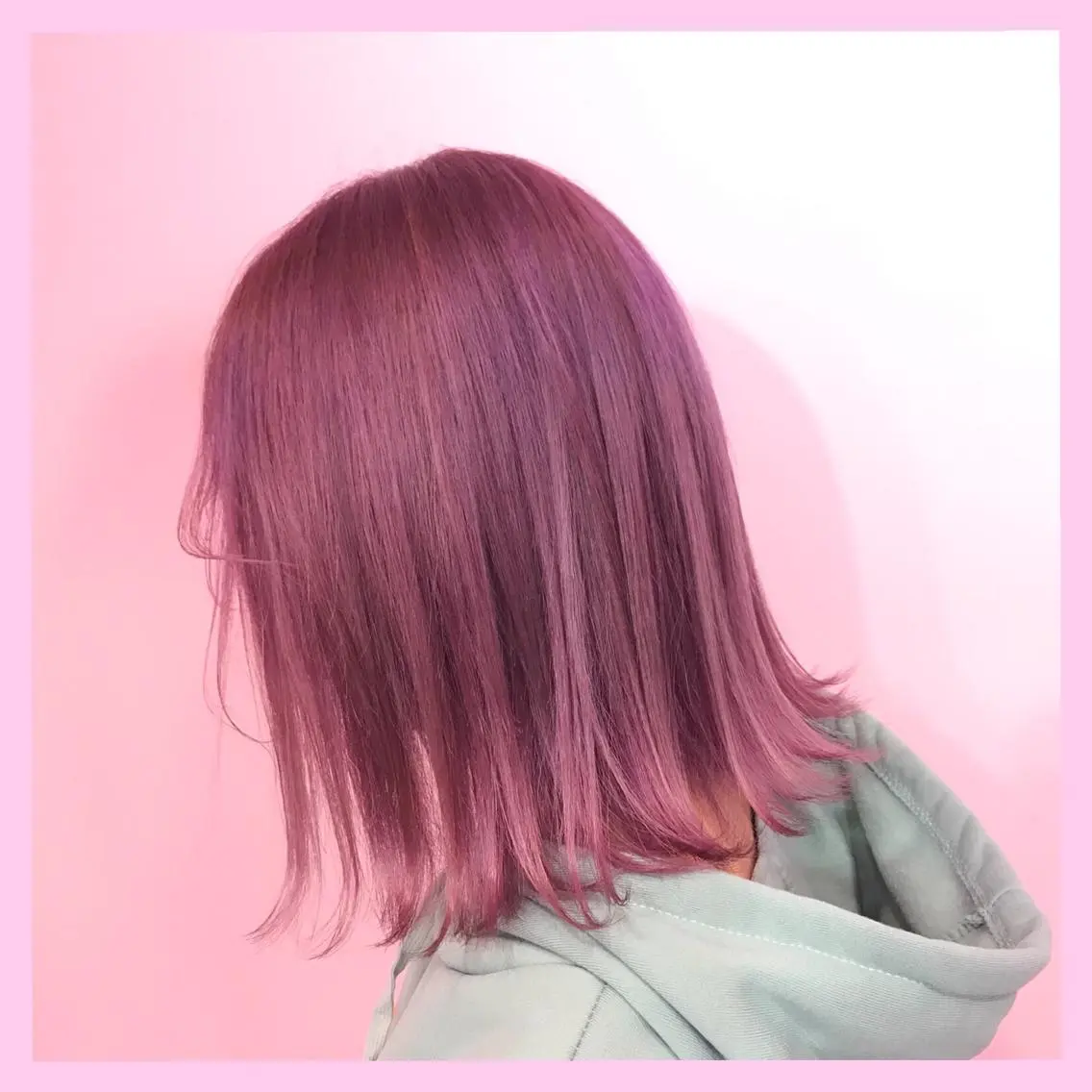 ミディアム カラー SHIN/レイヤー カット×クロスパーマのヘアスタイル
