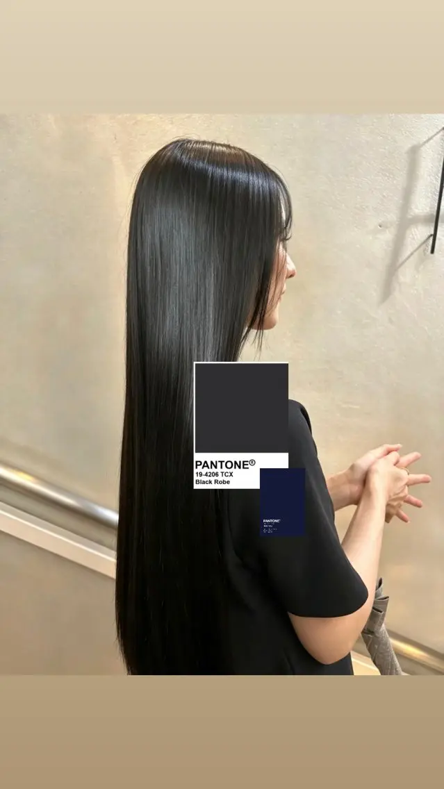 ロング カラー 透明感カラー ダークグレー ダークグレージュ グレージュ 髪質改善 カット ヘアカラー トリートメント ケイナ/理想 ×似合わせのヘアスタイル