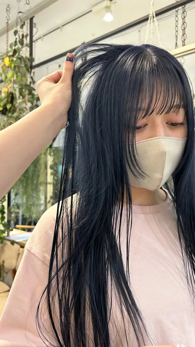 ロング カラー 透明感カラー ❕マンツーマン施術❕ 🍊Moemiのヘアスタイル