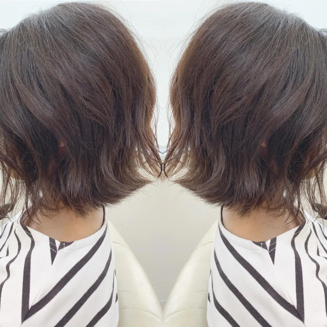 ショート ボブ 外ハネヘア カット H (エイチ) 烏丸御池店のヘアスタイル