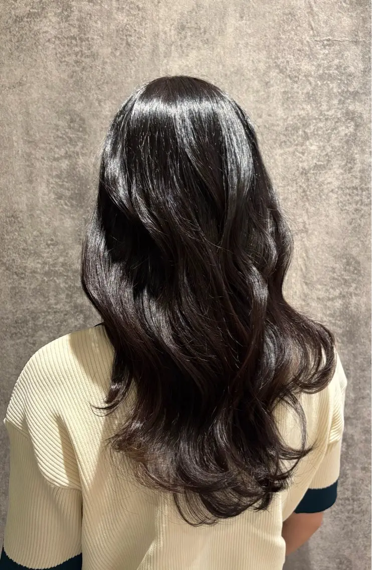 セミロング カラー ブラウンカラー ヘアカラー 太田 鈴佳のヘアスタイル