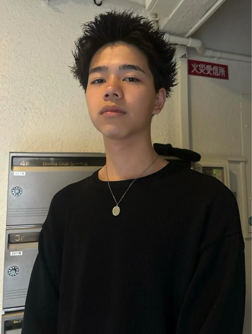 ショート メンズ スパイキーショート 刈り上げ ショートヘア siki 大阪福島 エンドウハルのヘアスタイル