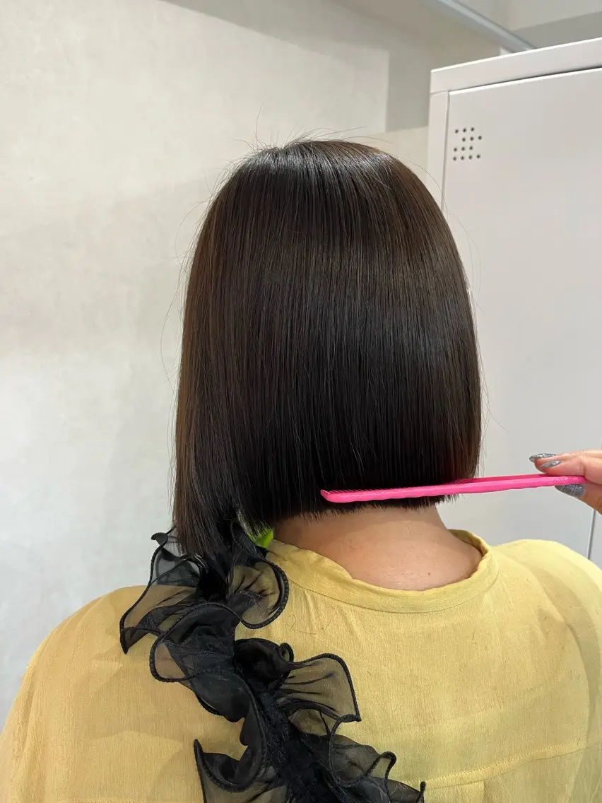 ショート カラー ボブ FERIA あべの yumeho🍭のヘアスタイル