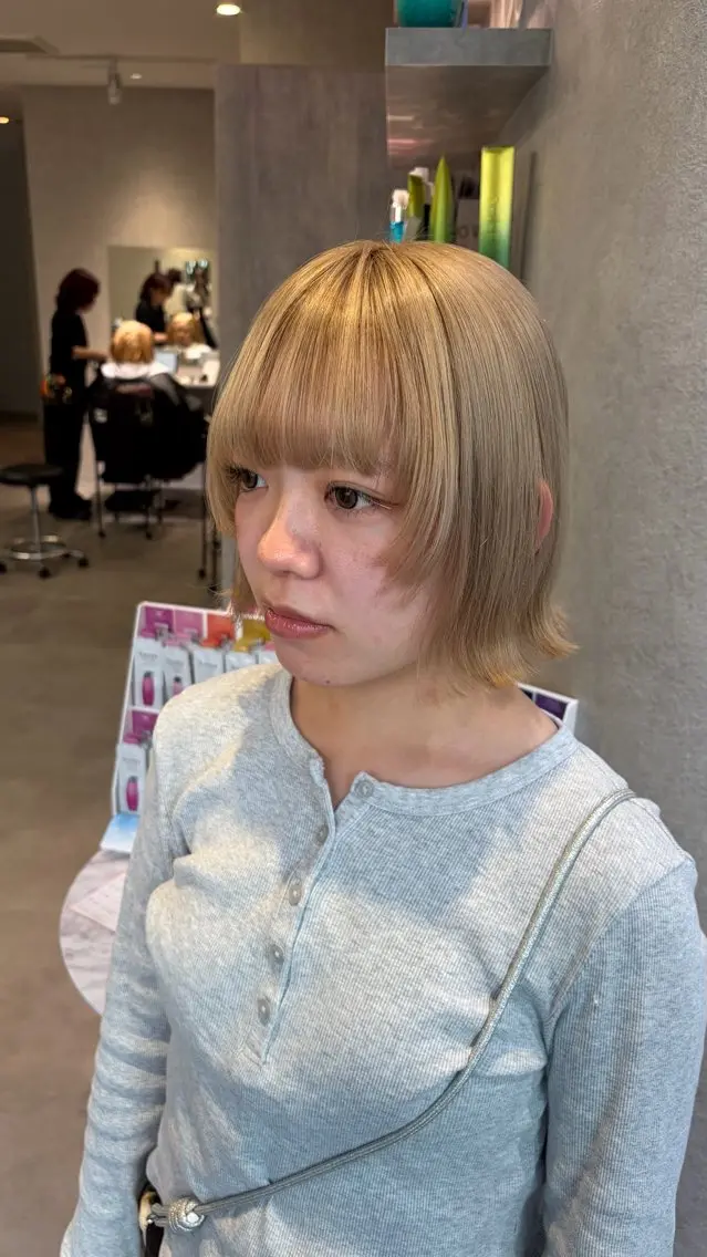 ショート ボブ カット SOL／ あづき⭐️のヘアスタイル