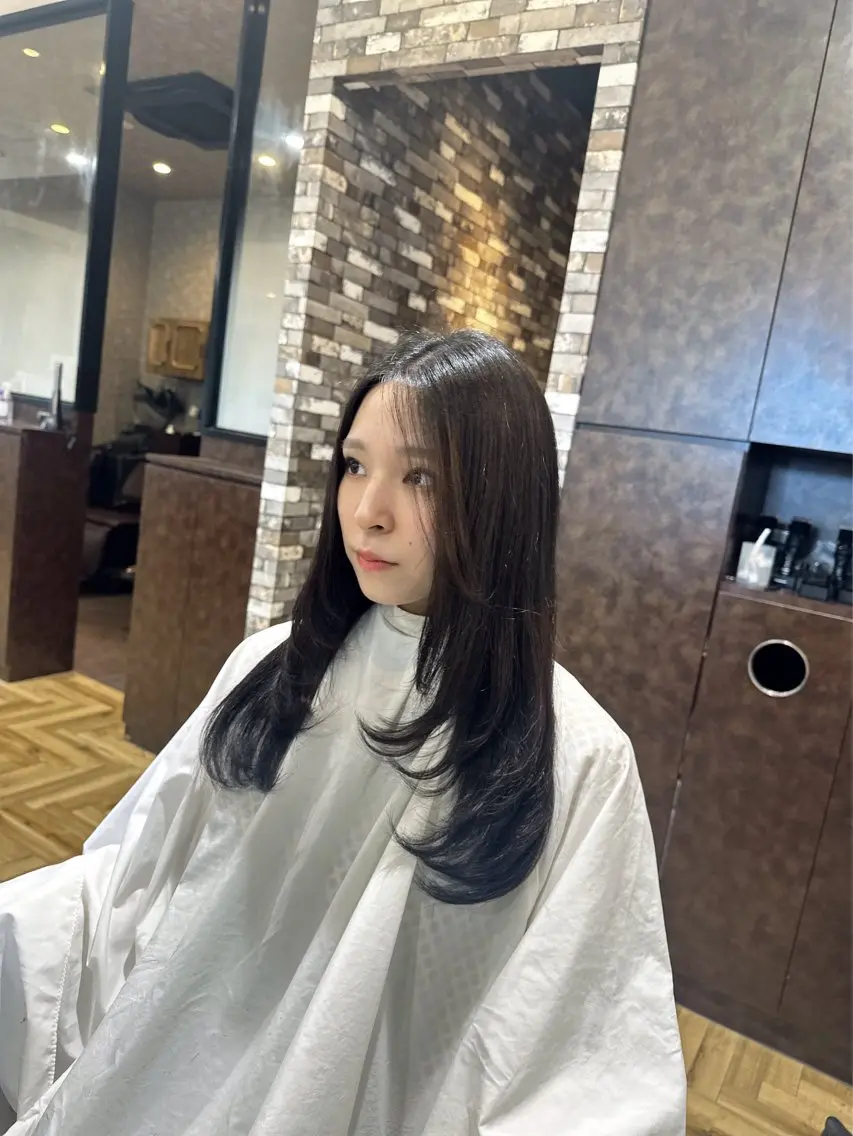 ロング レイヤーカット カット トリートメント arl 豊田店のヘアスタイル