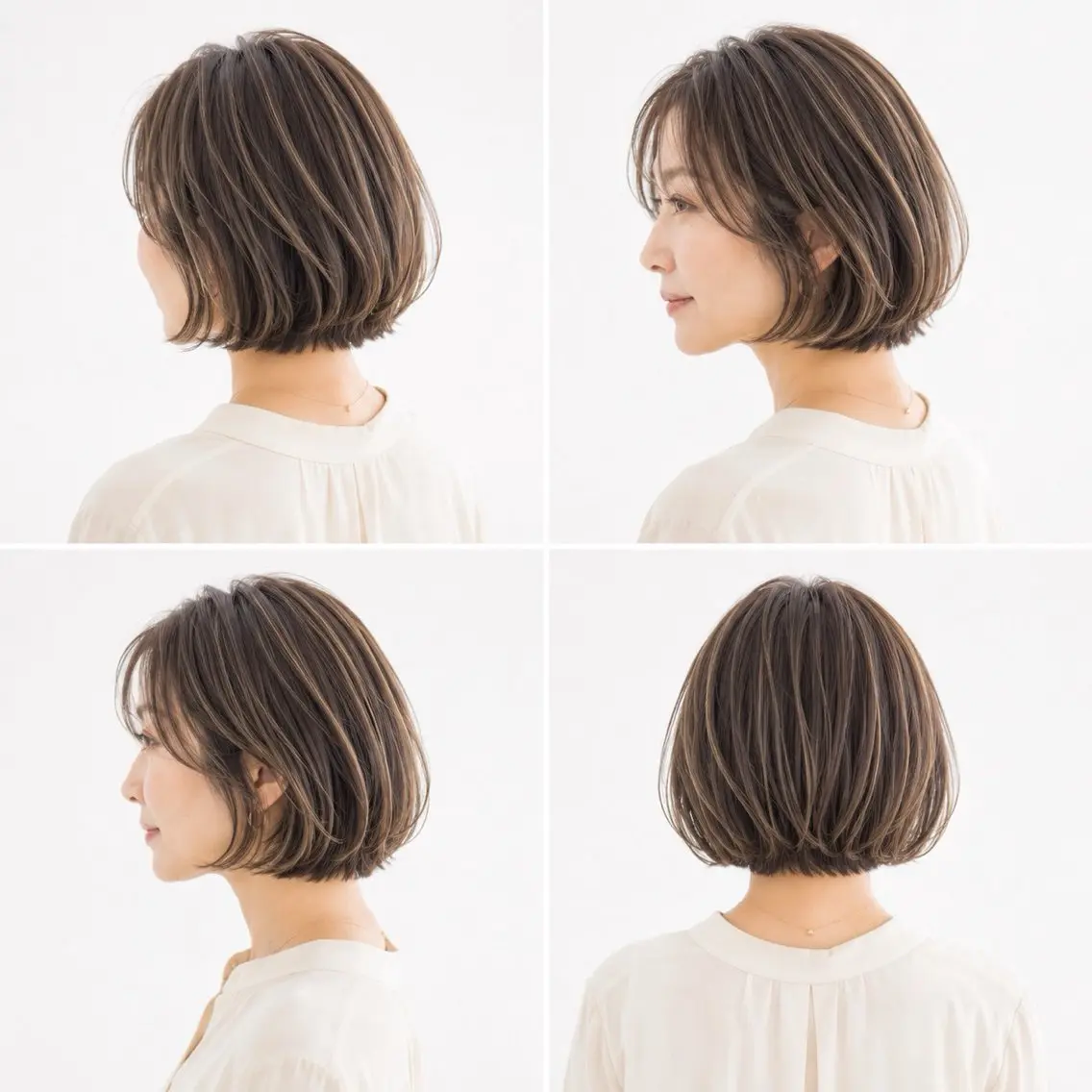 ショート カラー カット ヘアカラー 白髪ぼかし×ショート 天王町×玉山直哉のヘアスタイル