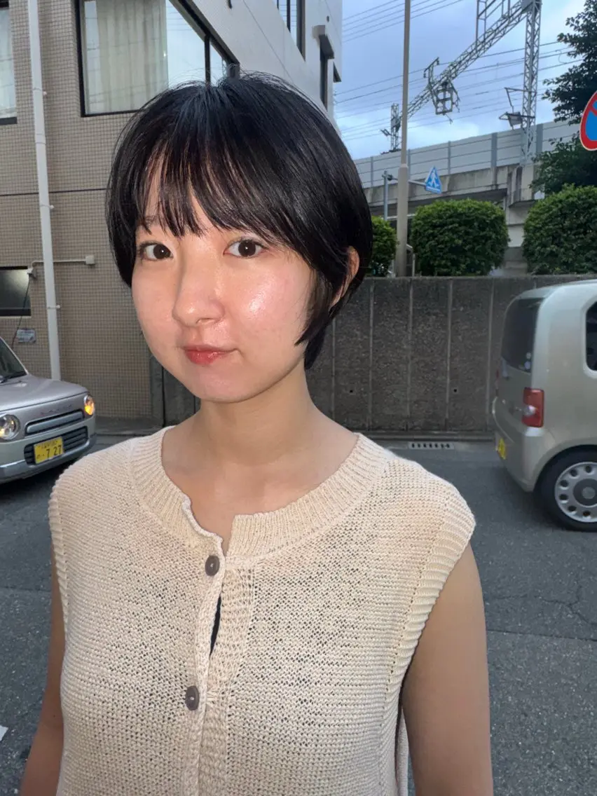 ショート ショートヘア カット kai🐇透明感 カラー/レイヤーのヘアスタイル