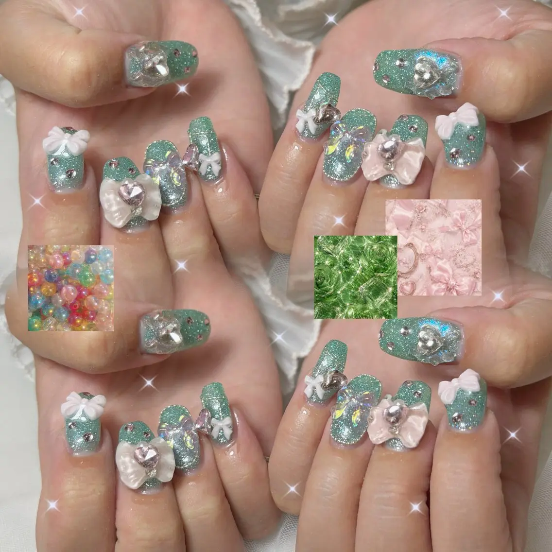 ネイル ハンドネイル 🎀 アネラ しま  🎀のネイルデザイン