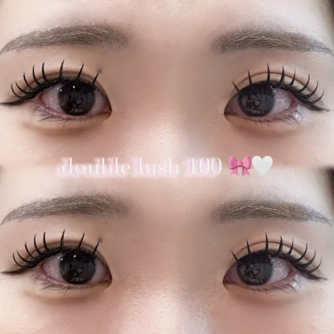 ダブルラッシュorバインドロック🎀100束コーティング仕上げ⋈ *浦和/マツエク/束感/¥8730の写真