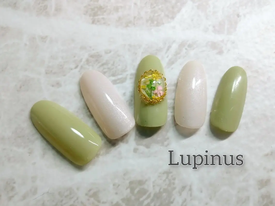 ネイル フットネイル シンプルネイル ハンドネイル フットネイル Lupinus ルピナスのネイルデザイン